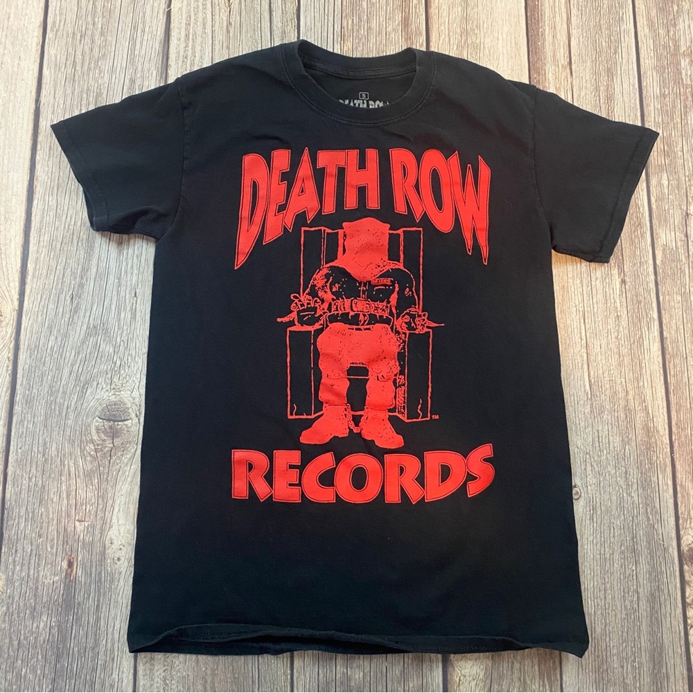 Death Row Records American Record Label R Black T Shirt Men’s Size Small